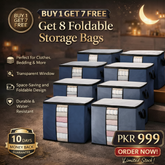Buy 1 get 7 Free Foldable Storage Bags