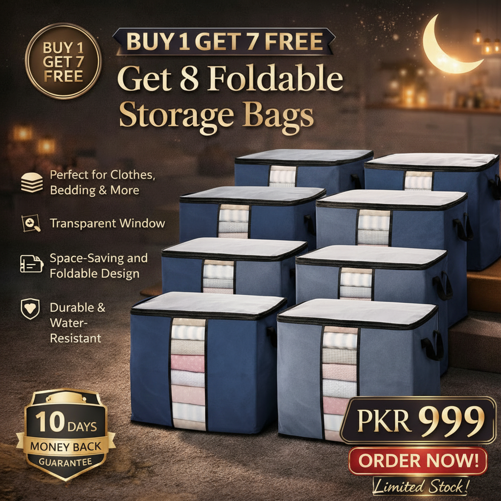 Buy 1 get 7 Free Foldable Storage Bags